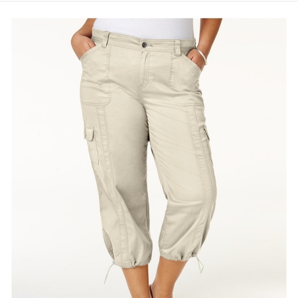 plus cargo capris